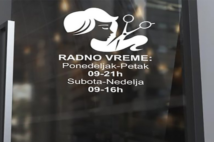 stikeri nalepnice u obliku za izloge UltraPrint